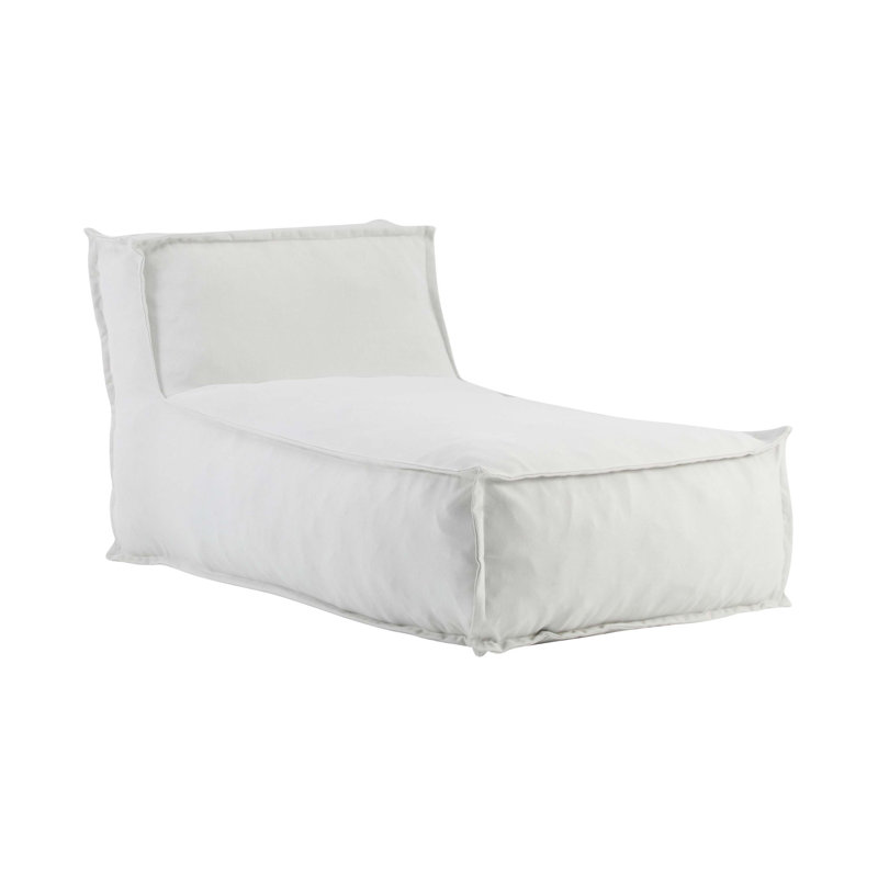 Fauteuil à billes d'extérieur, gris clair