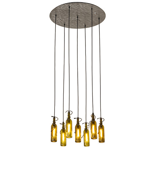 30" Wide Tuscan Vineyard 7 Light Pendant