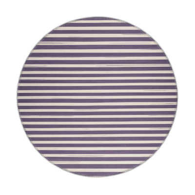 Tapis intérieur / extérieur mauve HorizontalStripes