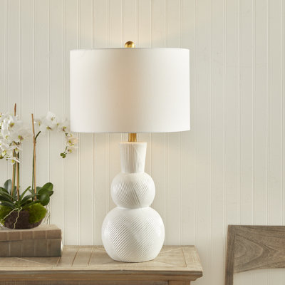 Lampe de table blanche 27 po Egham