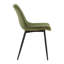 Velvet Side Chair in Green