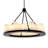 24 - Light Wagon Wheel Chandelier