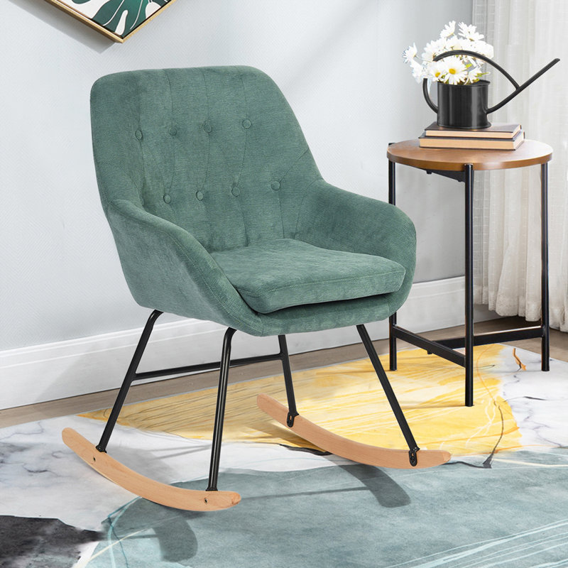 Gilleland Rocking Chair, Dark Green