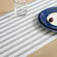 Chemin de table rayé peint à la main 15 po x 72 po KATE SPADE New York-102303827