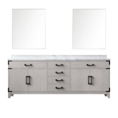 Meuble-lavabo double l 84 po x 22 po Laurel