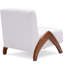 Chaise d'appoint rembourrée avec pieds en bois-1789125779