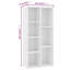 Mamet 106cm H x 50cm W Standard Bookcase-234397319