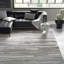 Tapis en cuir de vache gris à motif géométrique fabriqué à la main Zehner-939541438