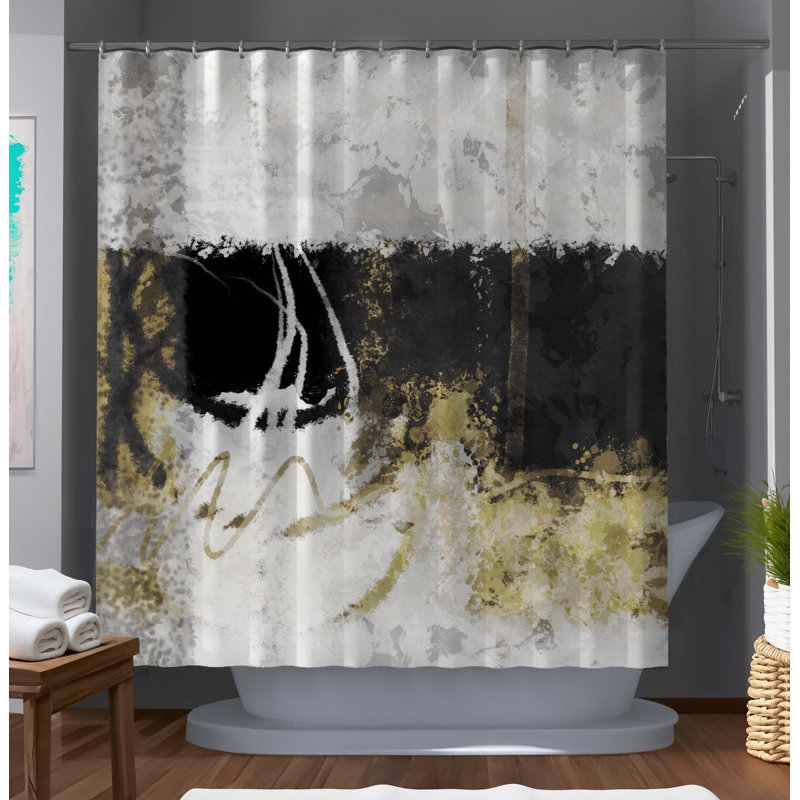 Abstract Shower Curtain