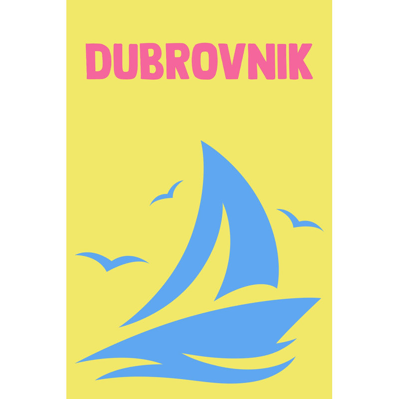 Dubrovnik Print, 40" H x 26" W, Unframed