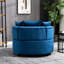 Siège de salon en velours bleu, fauteuil d'appoint moderne avec mousse-646754764-646754756