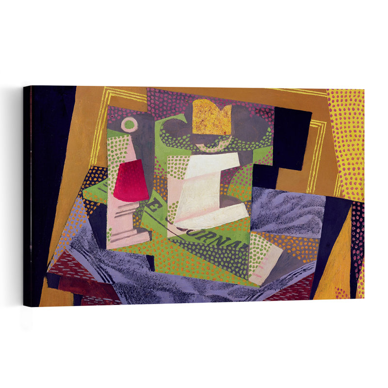 Composition On A Table, 1916 Abstract Contemporary Wall Art Print, 40.64cm H x 60.96cm W