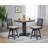 Derbyshire Solid Wood Adjustable Height Pub Table