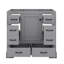 36 Inch Modern Bathroom Vanity No Sink Multi Functional Drawer Divider Adjustable Shelf-799266256