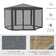 400 cm x 400 cm Pop-Up-Pavillon Aarion aus Metall
