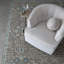Wren Hand Tufted Wool Floral/Oriental Area Rug in Timber/Beige/Blue-486838710