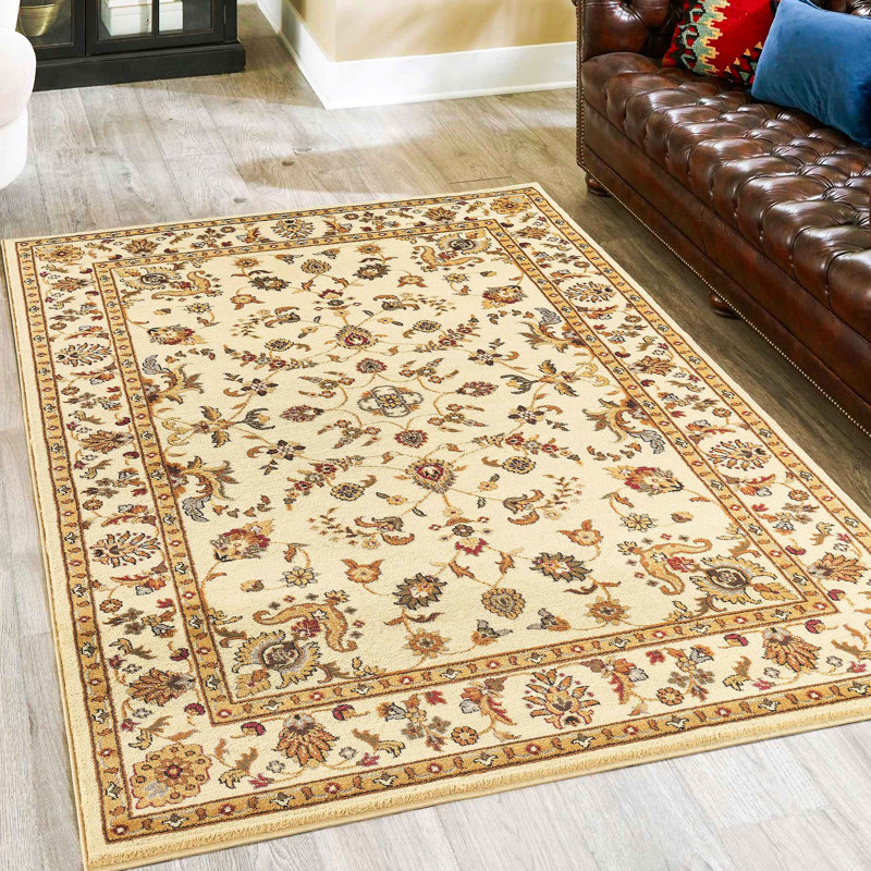 Classic Area Rug, Rectangle 5'3" x 7'3", Cream