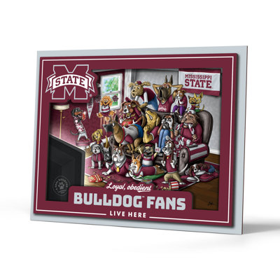  NCAA Mississippi State Bulldogs Purebred Fans Wall Art