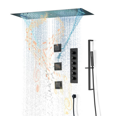 Thermostatic All-In-One Kit with Rough in-Valve