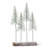 Snowy Trees On A Log Base Statuette-1883247916