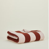 Simple Striped Wool Throw Blanket