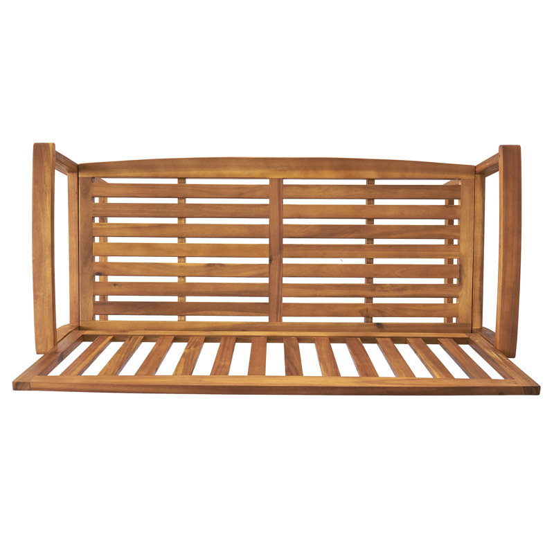 Banc en bois d'acacia 2 places, Teck
