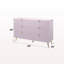 Commode rose à finition ultrabrillante