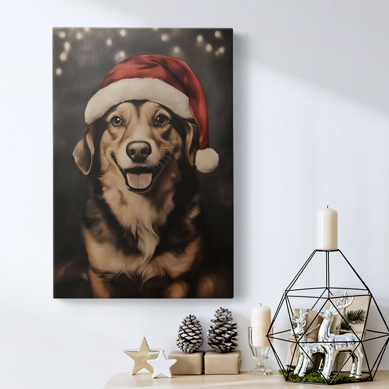 Art des Fêtes de Noël - Toile tendue avec châssis - Série 2-CCLV III, H 24 po x l 16 po