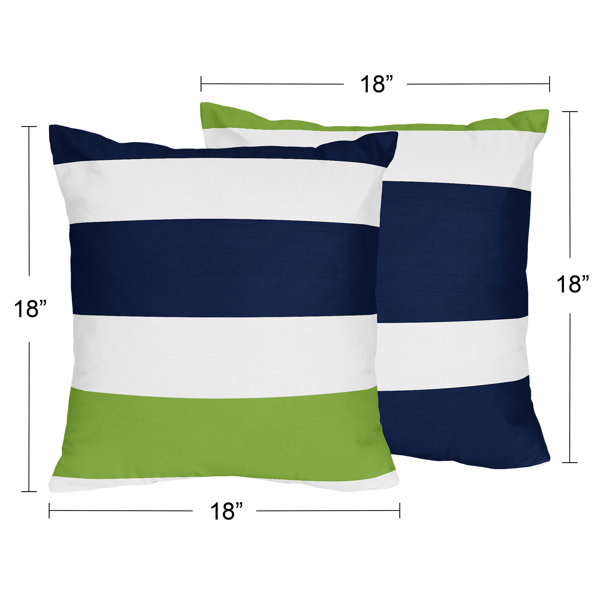 Sweet Jojo Designs Solid Navy Blue Throw Pillows & Reviews