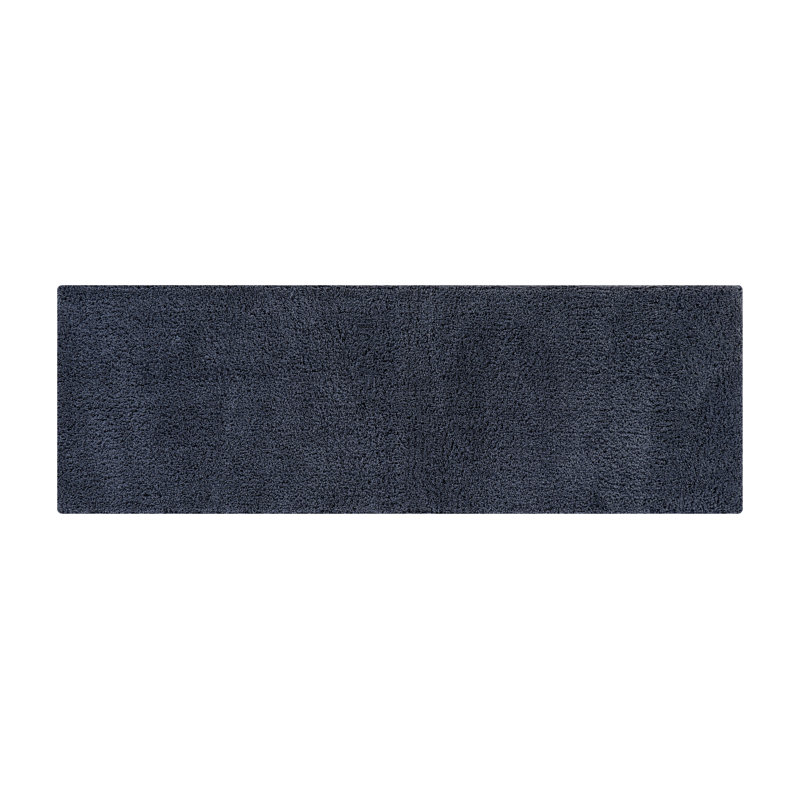 Tapis de salle de bain Micro, Anthracite, Tapis de couloir 20 po x 60 po