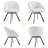 Flower-shaped Swivel Chenille Accent Armchair-1264712862