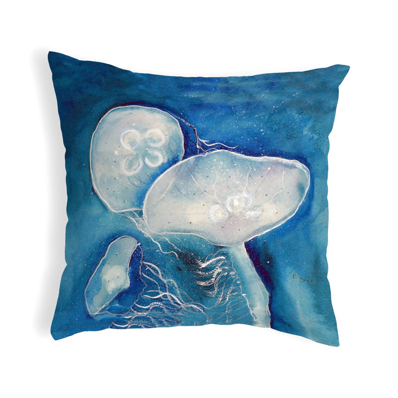 Coussin décoratif intérieur/extérieur méduse