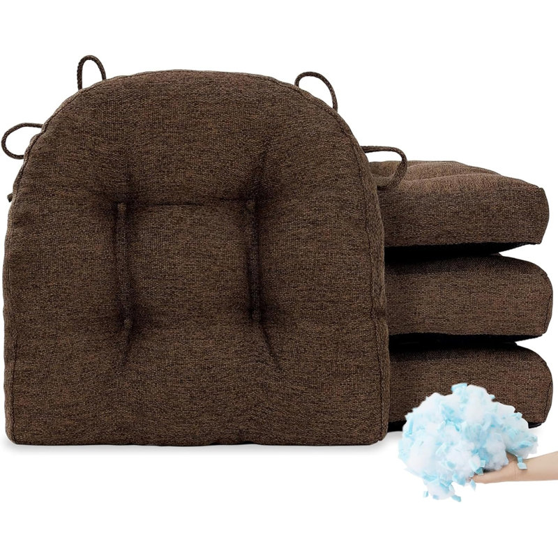 Chair Cushions for Dining Chairs Kitchen Seat Cushions Room Set of 4 Pads