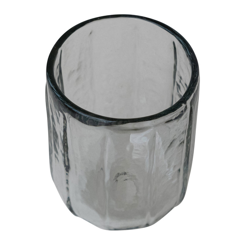 Verre à boire rond soufflé à la main, 10 oz