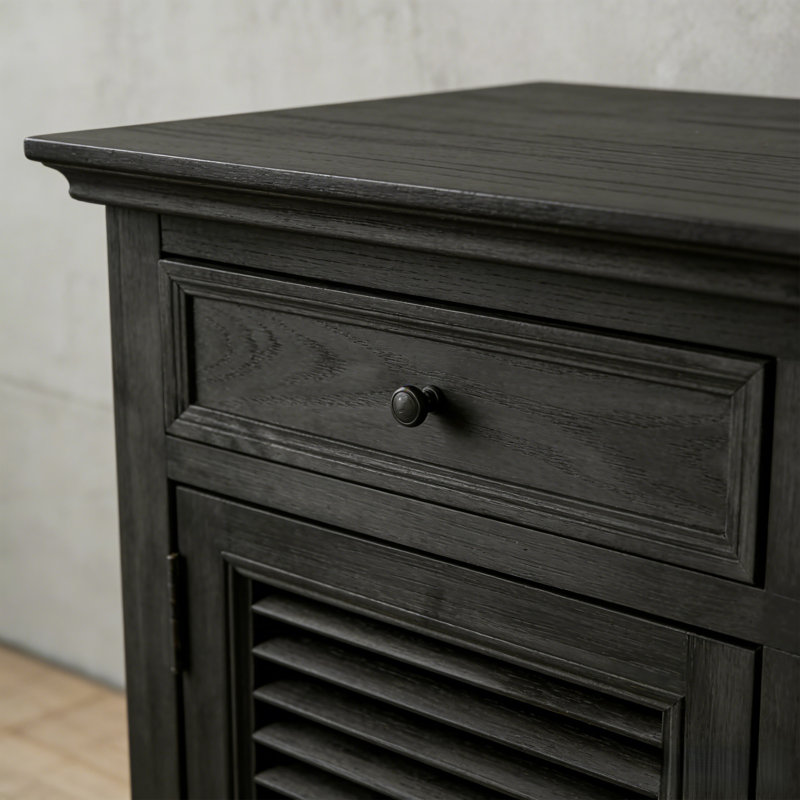Armoires de cuisine américaine de luxe rétro, Noir