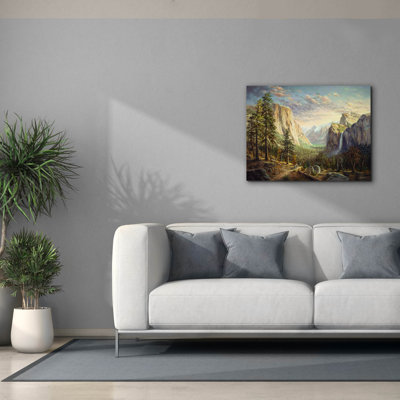  «Riding The Range» par Nicky Boehme, art mural sur toile, 34 po x 26 po