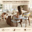 Chaise d'appoint rembourrée en bois massif-628719361
