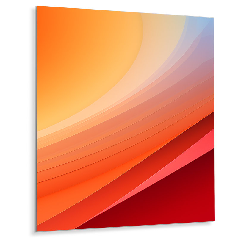 " Orange Spectral Slice ", 32" H x 16" W x 1" D