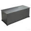 Coffre de rangement / coffre, dessus relevable, banc d'entrée - noir