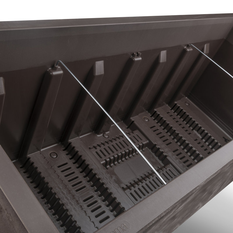 Millennium Trough, Brownstone, 39cm H x 99cm W x 39cm D