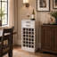 28-Bottle Modular Freestanding Wine Rack Buffet Cabinet-130477382