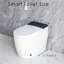 Toilette intelligente avec siège à ouverture / fermeture automatique, bidet chauffant, chasse d'eau bidet de luxe avec fonction de nuit, contrôle de la température, confort d'affichage à DEL