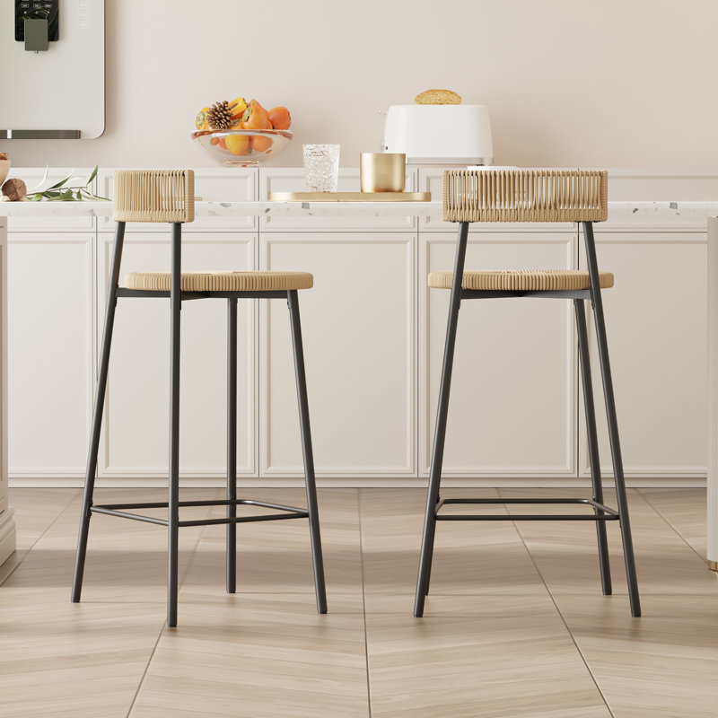 Tabourets de bar modernes, Brun