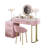 Upholstered Vanity Desk with Chair-993132822