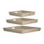 Sagebrook Home Amidala Serving Trays - Set of 3-97851710