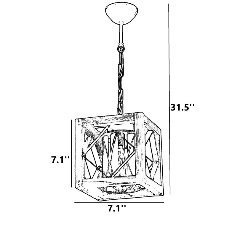 Maxentia Square / Rectangle Chandelier