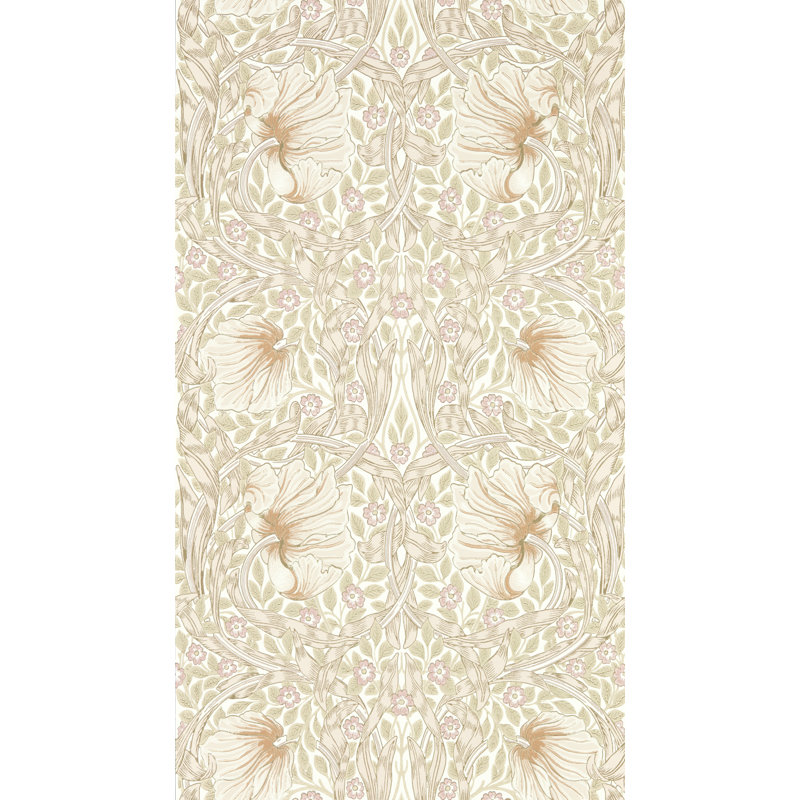 Pimpernel Wallpaper, Cochineal Pink