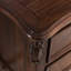Commode d'appoint moderne en bois d'hévéa