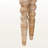 Florent Teak Wood Console Table with Seagrass and Bobbin Legs in Natural Brown