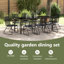 8 - Person Patio Dining Set Rectangular Table